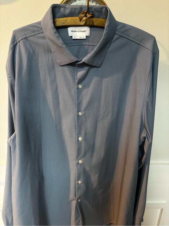 Ministry of Supply Other - Ministry of Supply Slate Grey Long-Sleeve Dress Shirt size XXL
